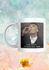 Peaky Blinders Thomas Shelby Dizi Temalı Baskılı Eğlenceli Özel Tasarım Renkli Baskılı Kupa Bardak - 1