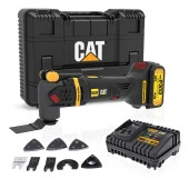 CAT DX41 18Volt/4.0Ah Li-ion Tek Akülü Kömürsüz Profesyonel Çok Amaçlı Devir Ayarlı Raspalama+14 Adet Aksesuar thumbnail 1