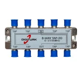 DIGITURK 5-2150 MHZ 20DB 8 YOLLU TAP SWITCH 1/8 SPLITTER - 1
