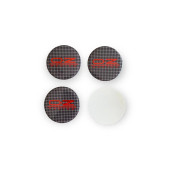 Oz Racıng Logolu 56 Mm Jant Göbek Stıcker (kırmızı Siyah Kareli) thumbnail 1