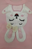 Kız Bebek Takım 2'li Pembe Taytlı Tavşan - 2