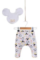Kız Bebek Takım 5'li Bebek Zıbın Takım Mickey Mouse 0-3 Ay - 3