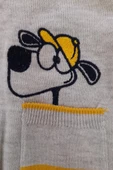 Erkek Bebek Takım 2'li Triko Sweat Pantalon Köpekli - 2