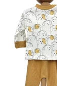 Bebek Alt Üst Takım 2'li Pijama Sarı Köpek - 2