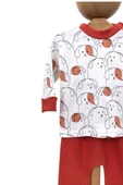 Bebek Alt Üst Takım 2'li Pijama Kiremit Köpek - 2