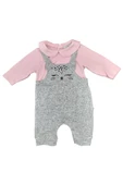Kız Bebek Salopet Pembe Leopar - 1