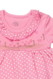 Kız Bebek Body Pembe Çiçekli - 2