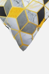Geometrik Desenli Dijital Baskılı Kırlent Kılıfı - 2