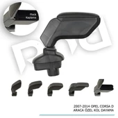 Opel Corsa D Araca Özel Kol Dayama Kolçak Siyah 2007-2014 arası modellere uyumlu - 4