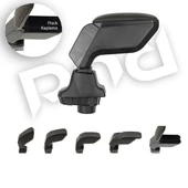 Ford Fiesta Araca Özel Kol Dayama Kolçak Siyah 2009+ sonrası modellere uyumlu thumbnail 2