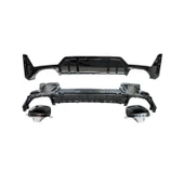 Autogp Bmw g20 lci 340 arka tampon difüzörü ve egzoz ucu seti 2022+ thumbnail 2