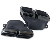 AUTOGP Mercedes w205 w212 w213 c63 amg egzoz ucu set siyah 4 çıkış - 1