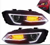 AUTOGP Vw jetta ön far lambası ledli audi dizayn 2011 / 2017 - 1