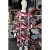 DESENLİ KISA ELBİSE - 3