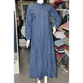 MAVİ KOT ELBİSE - 4