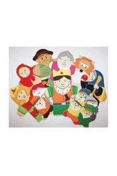 Anki Masal Kahramanları Kukla Seti 9 Lu And-5004 - 2