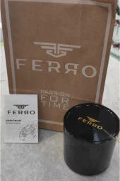 Ferro İç Fonksiyonları Aktif Yeşil Renk Slikon Kordon 30 Mt Su Geçirmez Erkek Kol Saat EF31360-ZJ - 4