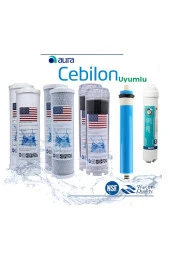 Ihlas Aura Cebilion Uyumlu Su Arıtma 2 Yıllık Filtre Seti Standart Membranlı - 1