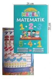 Neşeli Matematik Eğitici ve Öğretici 1 Adet Okul Öncesi Sayıları Öğrenme ve Alıştırma Kitabı - 1
