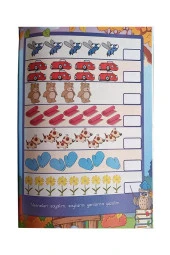 Neşeli Matematik Eğitici ve Öğretici 1 Adet Okul Öncesi Sayıları Öğrenme ve Alıştırma Kitabı - 3