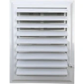 Panjurmatix Beyaz Plastik Menfez Banyo Wc Havalandırma Menfezi 55X55 cm - 1