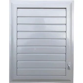 Panjurmatix Beyaz Plastik Menfez Banyo Wc Havalandırma Menfezi 55X55 cm - 3