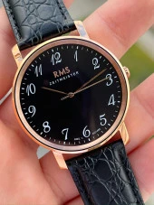 RMS Romanson Zeıtmeıster Deri Kordon Rakamlı Özel Seri 5Atm Suya Dayanıklı Erkek Kol Saati AG1469.05 thumbnail 4