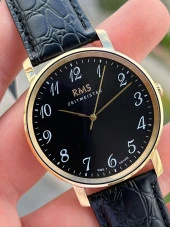RMS Romanson Zeıtmeıster Deri Kordon Rakamlı Özel Seri 5Atm Suya Dayanıklı Erkek Kol Saati AG1469.04 thumbnail 4