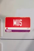 Muş Şehir Temalı Buzdolabı Magneti - 1