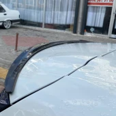 Renault Clio 4 2012-2019 Bagaj Üstü Yarasa Spoiler Bagaj Çıtası Piano Black Spoyler thumbnail 8