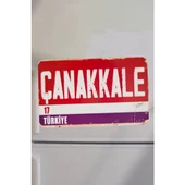 Çanakkale Şehir Temalı Buzdolabı Magneti - 1