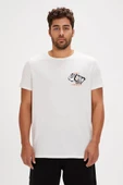 Bad Bear FOCUS T-SHIRT OFF-WHITE Erkek Tişört Beyaz S-XXL - 1