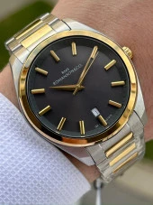 RMS Romanson Zeıtmeıster Çelik Kordon Özel Seri Kararmaz Renk Atmaz 5Atm Erkek Kol Saati AG1415.08 thumbnail 1