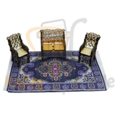 Minyatür Halı Dollhouse Dekorasyonu Mini Taban Halısı - 1