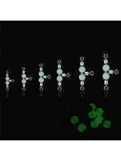 Captain 5049 Üçlü Boncuklu Fırdöndü 10 Adet Paket Black Nikel 37mm thumbnail 1