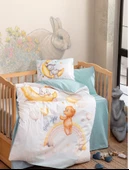 Cotton Box Ranforce Bebek Nevresim Takımı Baby Moon Mİnt - 1