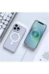 Iphone 12 Pro Max - Şeffaf Magsafe Wireless Kablosuz Şarj Destekli Sert Kılıf - 2