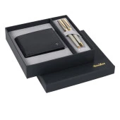 Scrikss DR 200 Deri Cüzdan-38 Dolma-Tükenmez Kalem Seti thumbnail 1