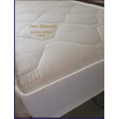 70X140X8 Bambu Kumaş Yaysız Sünger Yatak Pedi ( Yatak üstü minder ) - 5