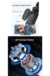 Fuchsia  SF14 360 Derece Bluetooth 5.0 Kontrollü 75cm Selfie Çubuğu thumbnail 7