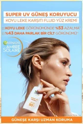 Garnier Ambre Solaire Super UV Vitamin C SPF 50+ Leke Karşıtı Güneş Koruyucu 40ml - 3