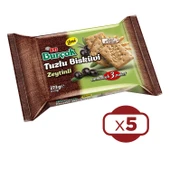 Eti Burçak Tuzlu Zeytinli Bisküvi 3x91 g x 5 Adet - 1