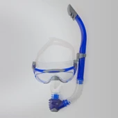 Speedo Glıde Mask Snorkel Set Unı Gre/Bl S8016595052A - 2