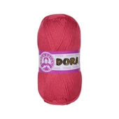 Ören Bayan Dora Örgü İpi - Nar Çiçeği - 1 Adet - ( Renk Kodu : 002 ) - 1