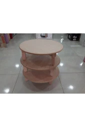Söylemezavm Ekmek Açma Tahtası Yer Sofrası (Katlanır) 50 cm - 1