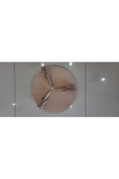 EL YAPIMI Hamur Açma Tahtası Yer Sofrası 50 Cm - 2