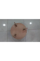 Söylemezavm Ekmek Açma Tahtası Yer Sofrası (Katlanır) 50 cm - 2