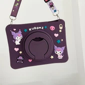 Samsung Galaxy Tab S9 FE/S10 FE S7-S8-S9 Kılıf Cute Dolls Standlı Eğlenceli 3D Karekterli Çocuk Kılıfı-Plus Değil - 4