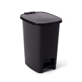 Pedallı Plastik Çöp Kovası 10 Litre Siyah - 140BLCK - 1