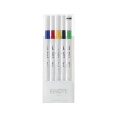 Uni EMOTT 0.4 fine AkrilikUçluKalem 5li Canlı Renk PEM-SY/5C.01 Canlı Renk - 1